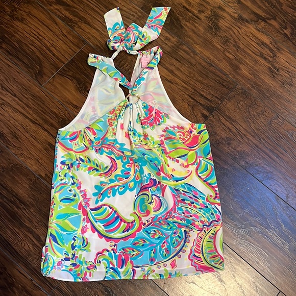 Lilly Pulitzer Cassandra Silk Top - Picture 2 of 10